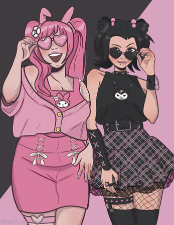 Melody Bunny Black Cat